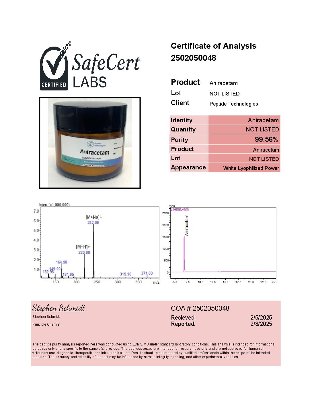 Aniracetam (powder) – 50g - Image 2