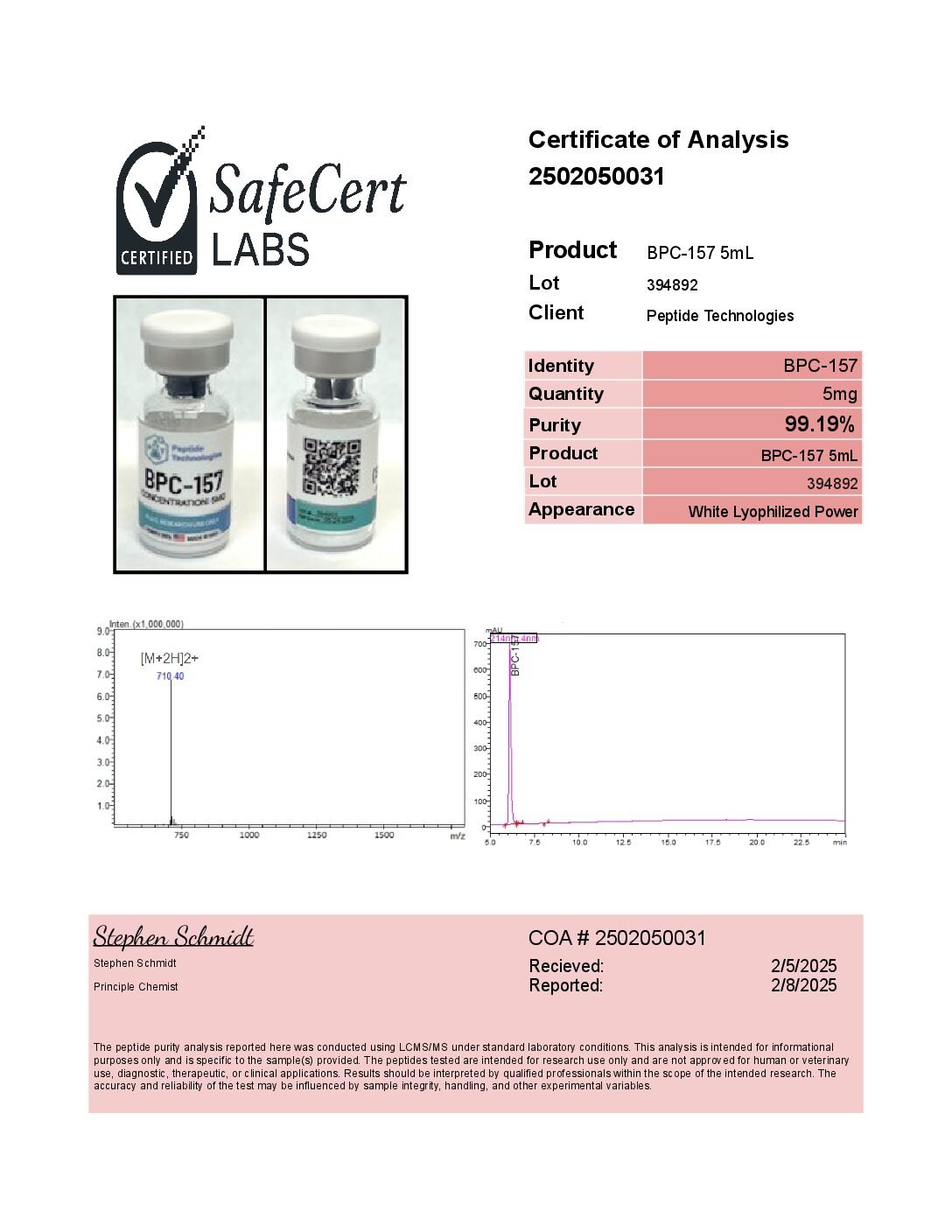 BPC 157 5mg - Image 3