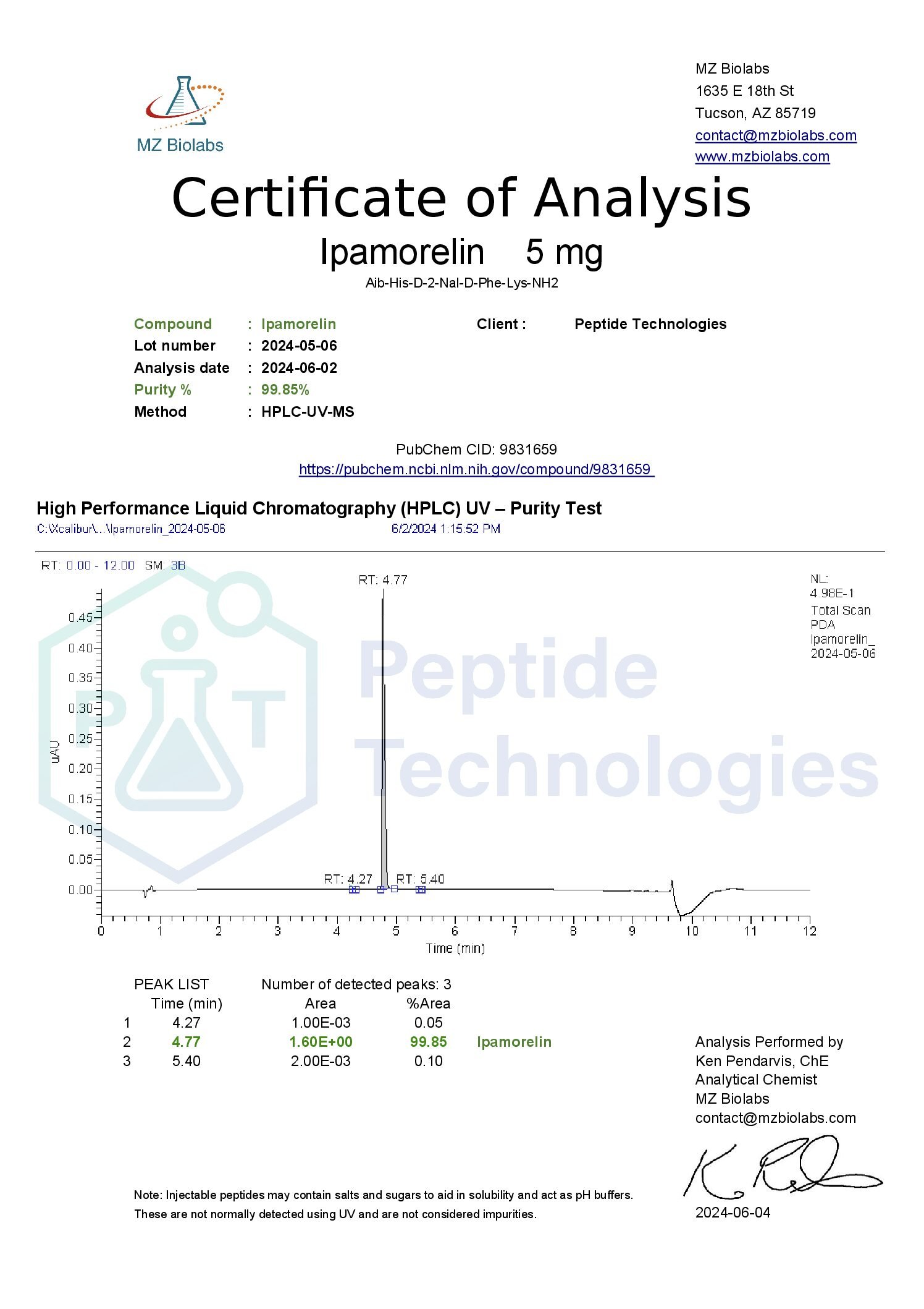 Ipamorelin 5mg - Image 3