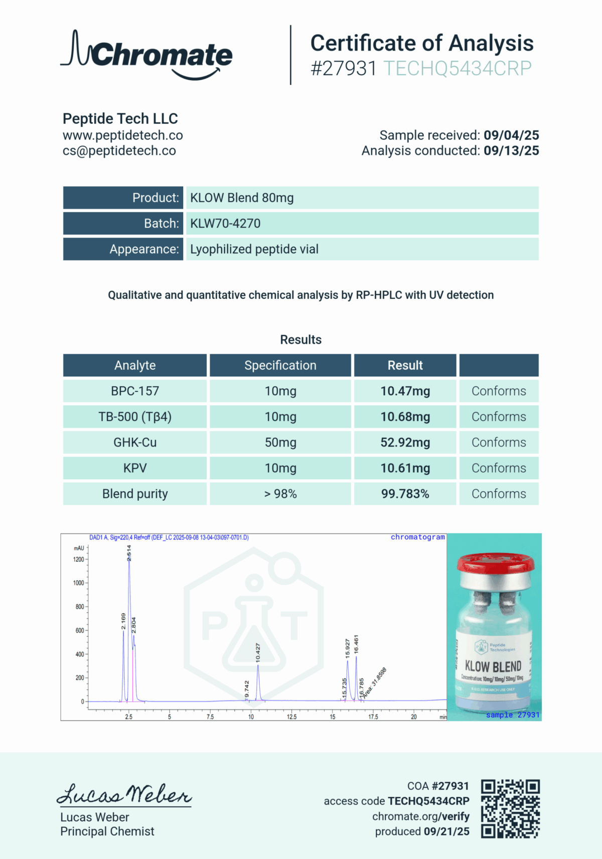 KLOW Blend (50mg/10mg/10mg/10mg) - Image 2