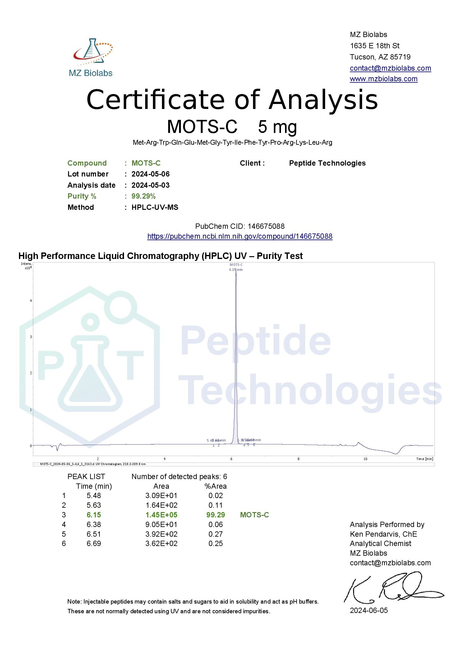 MOTS-c 10mg - Image 4