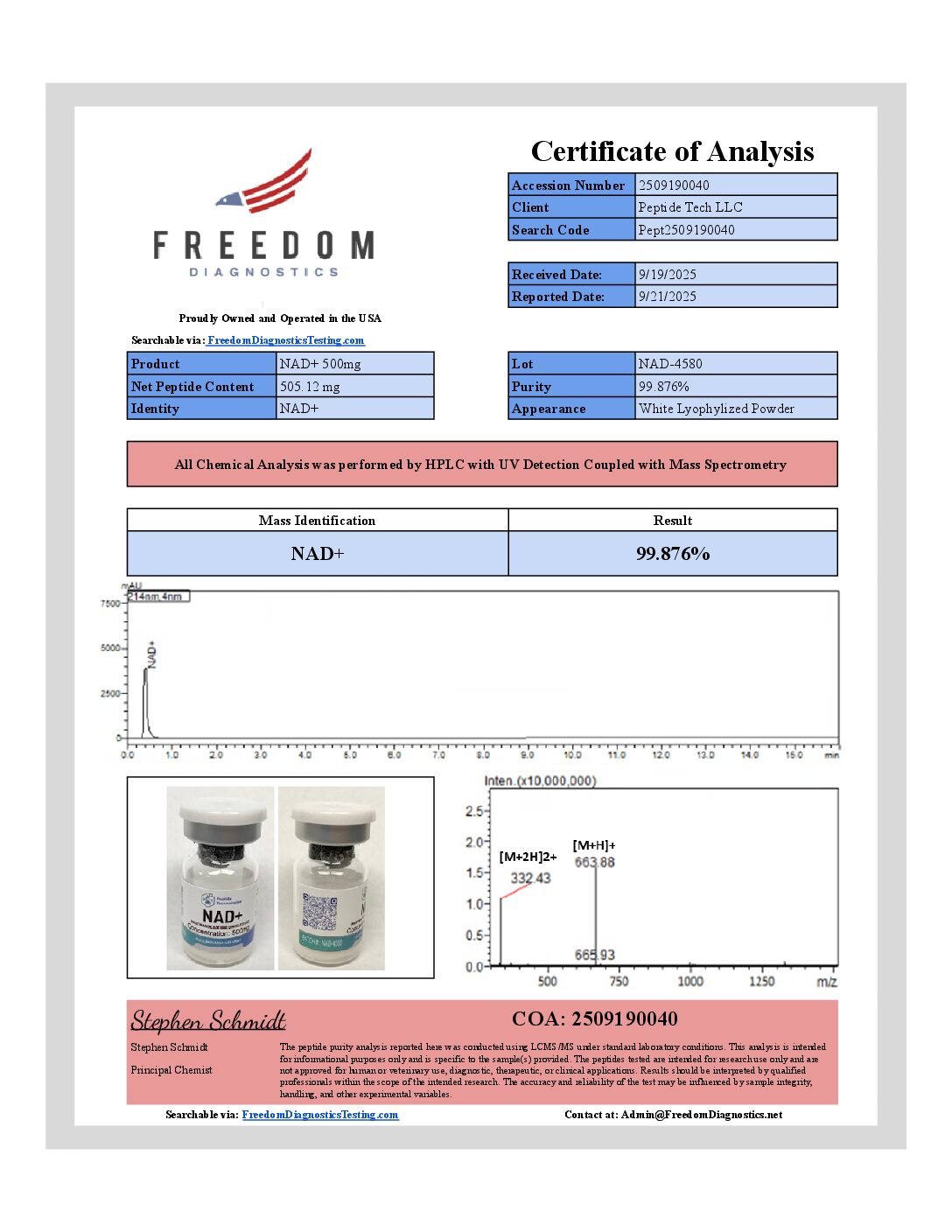 NAD+ 500mg - Image 2