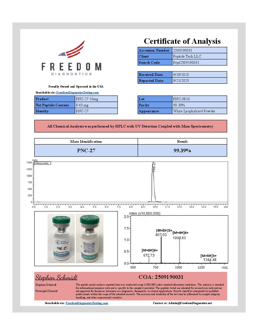 PNC-27 10mg - Image 2