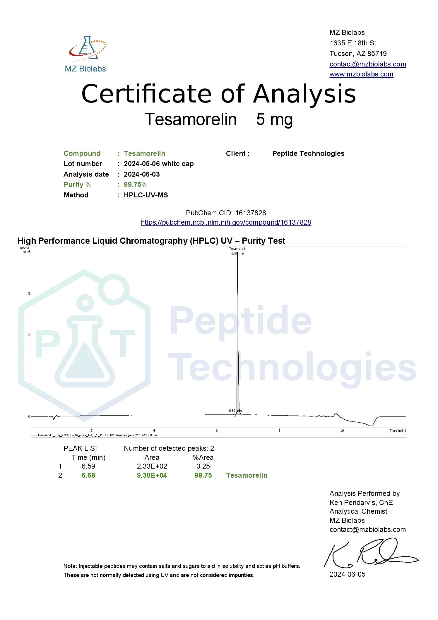 Tesamorelin 5mg - Image 4