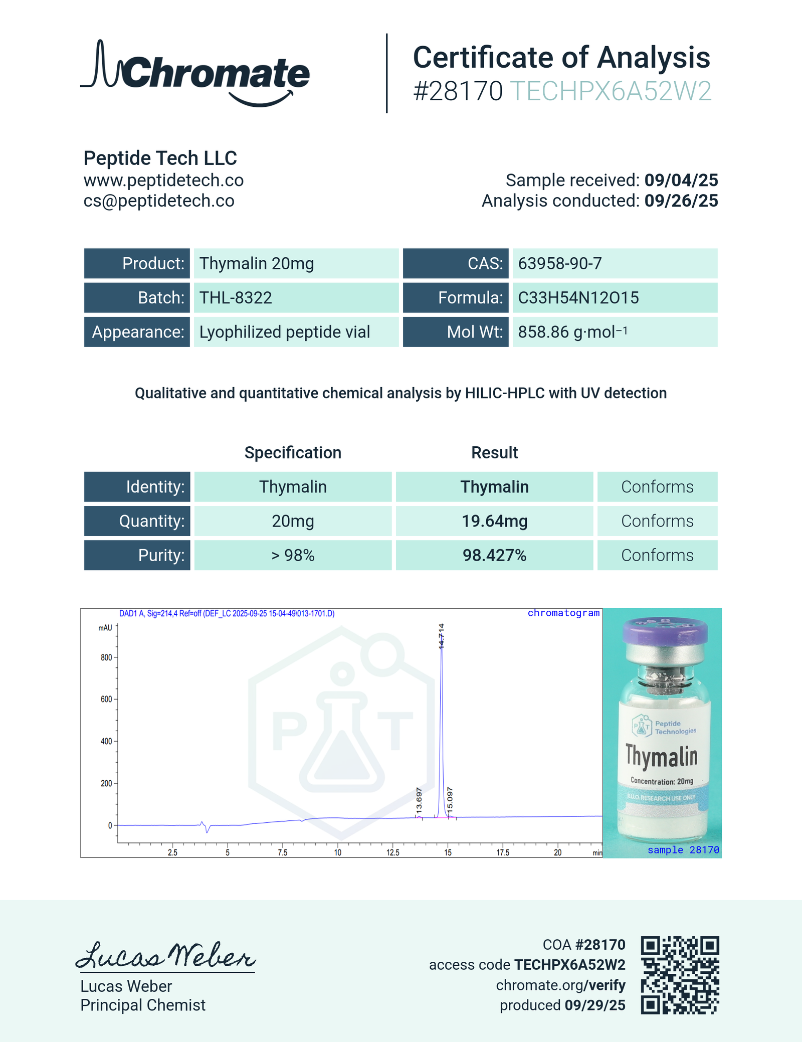 Thymalin 20mg - Image 2
