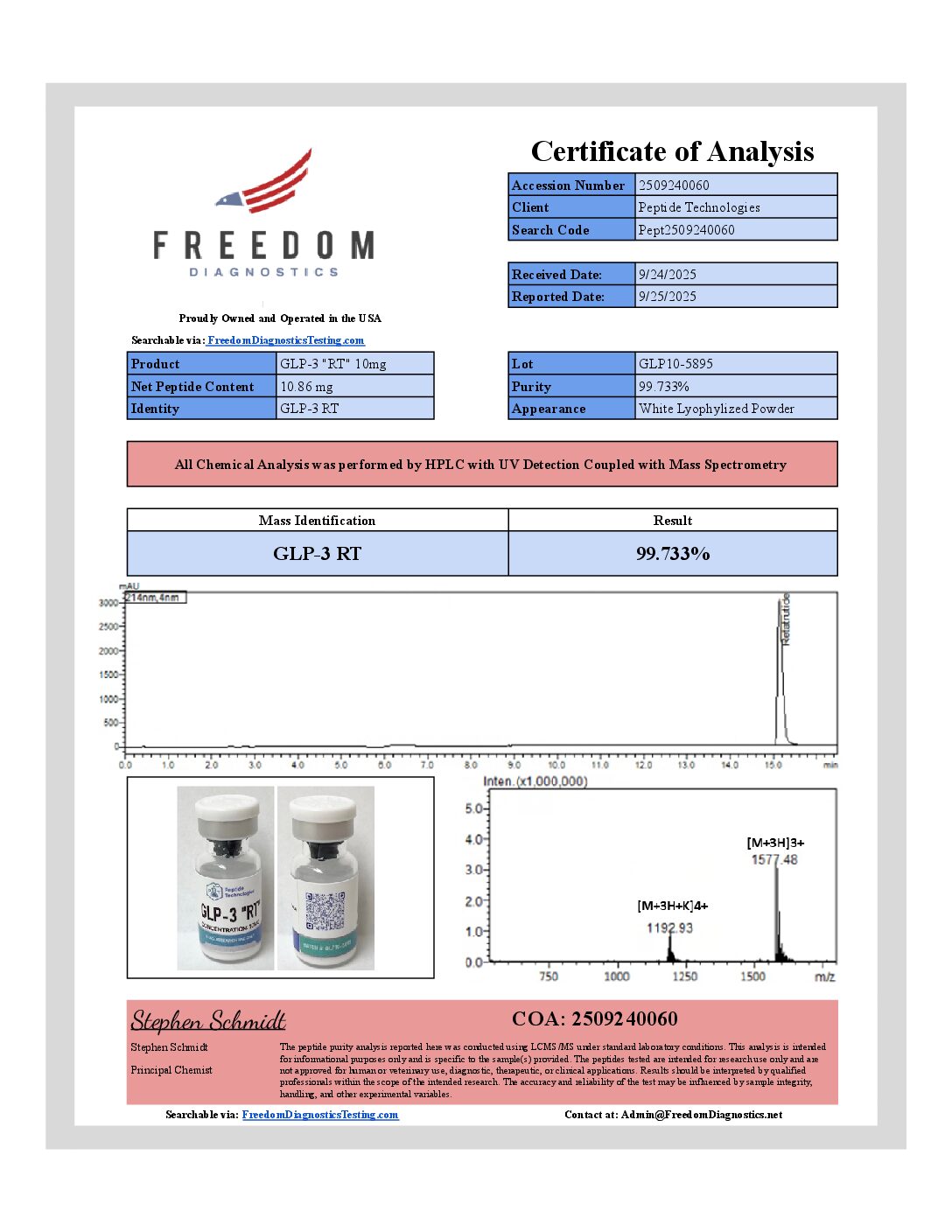 GLP-3 “RT” 10mg - Image 2