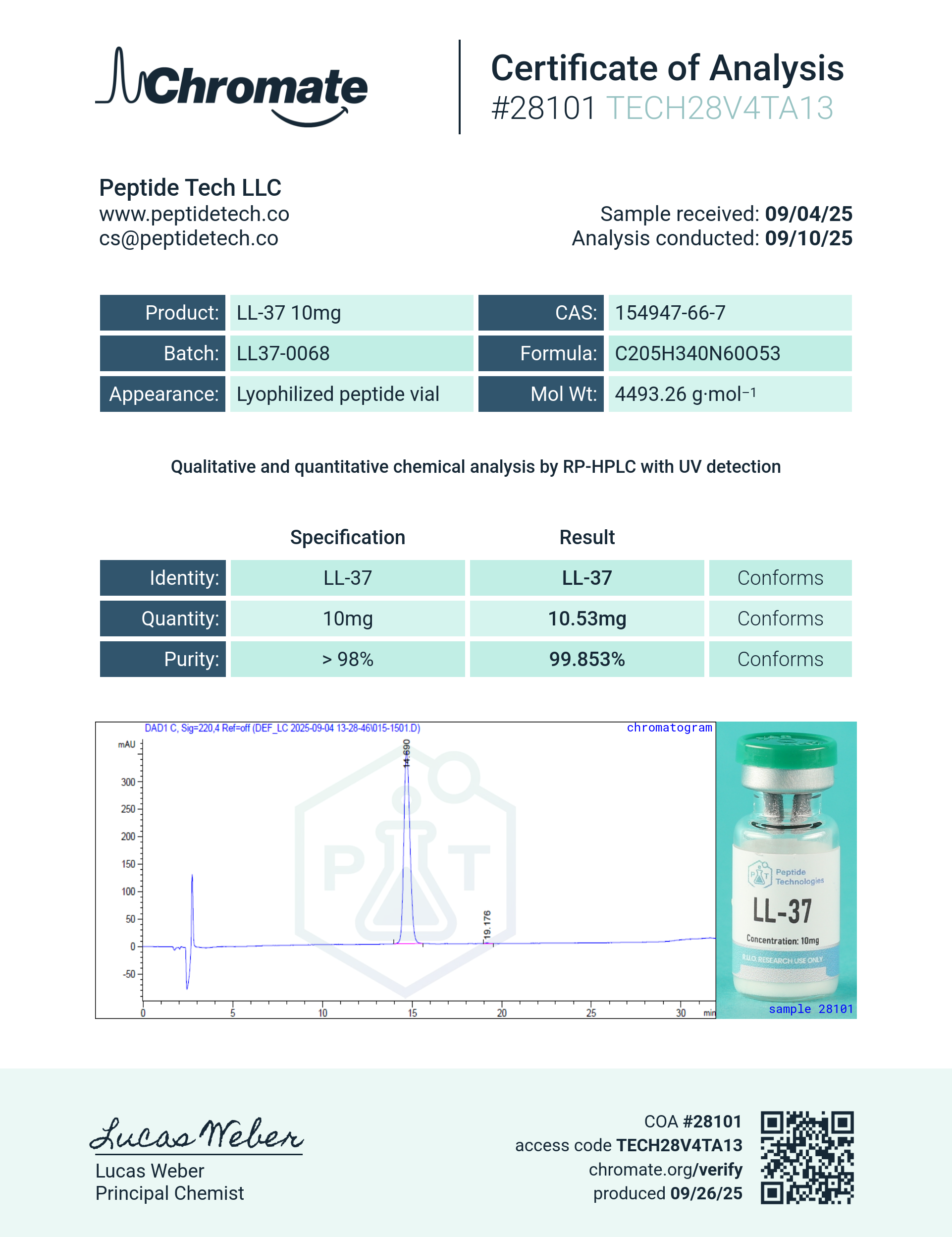 LL-37 10mg - Image 3