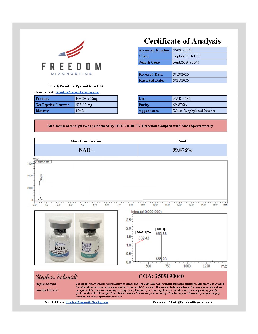NAD+ 500mg - Image 2