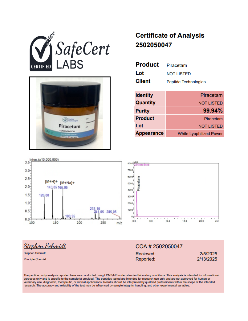 Piracetam (powder) – 50g - Image 2
