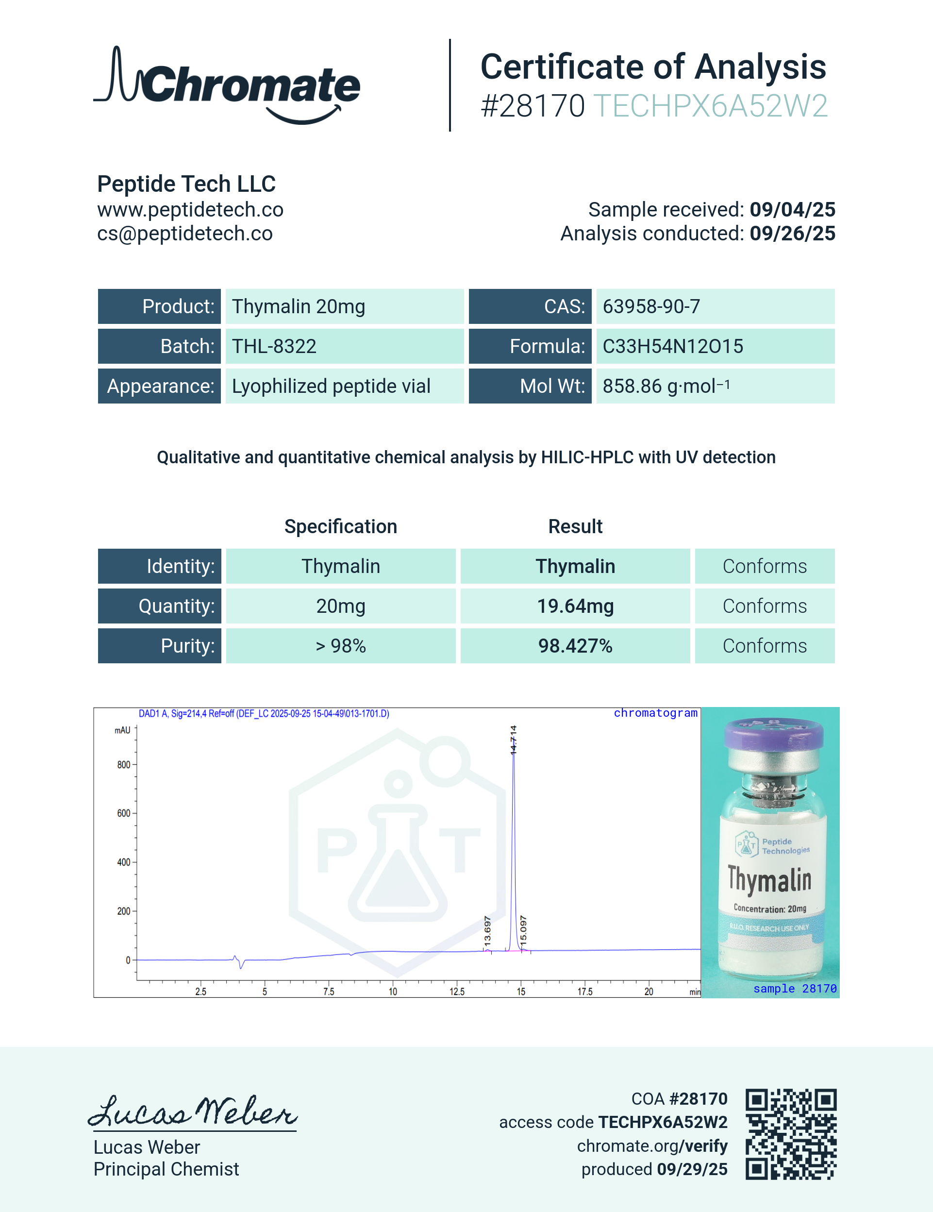 Thymalin 20mg - Image 2